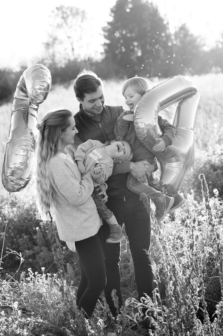 Familienfoto peach and berries Fotografie